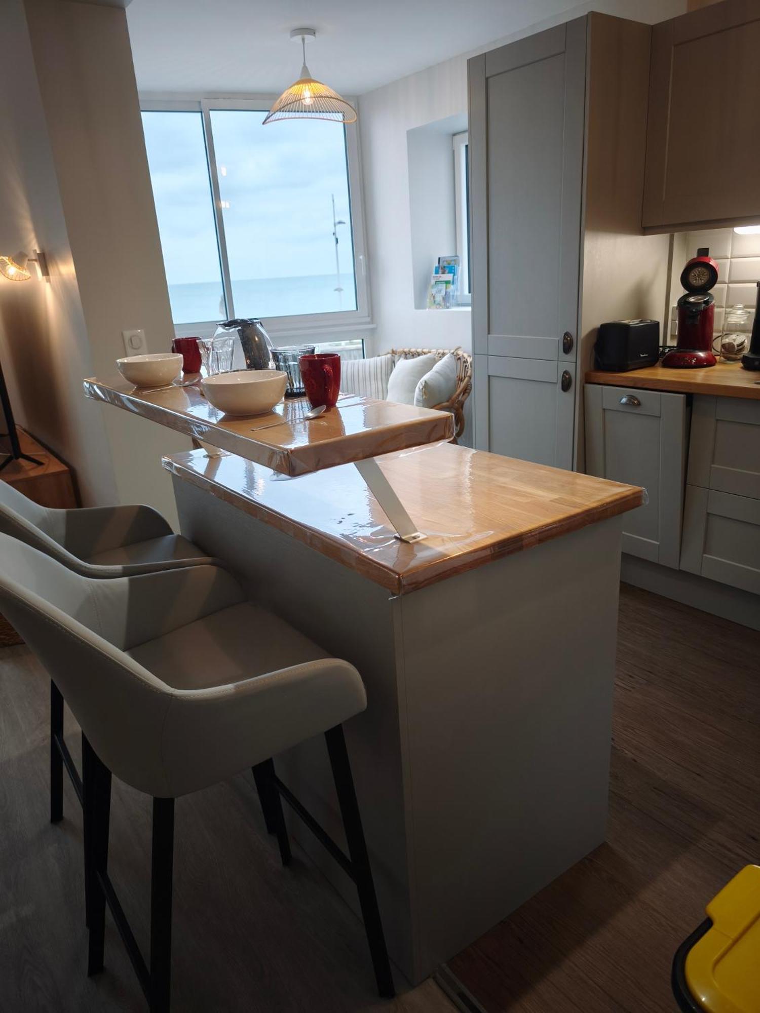 Appartement Renove Avec Vue Sur Mer A Fecamp ! Bagian luar foto