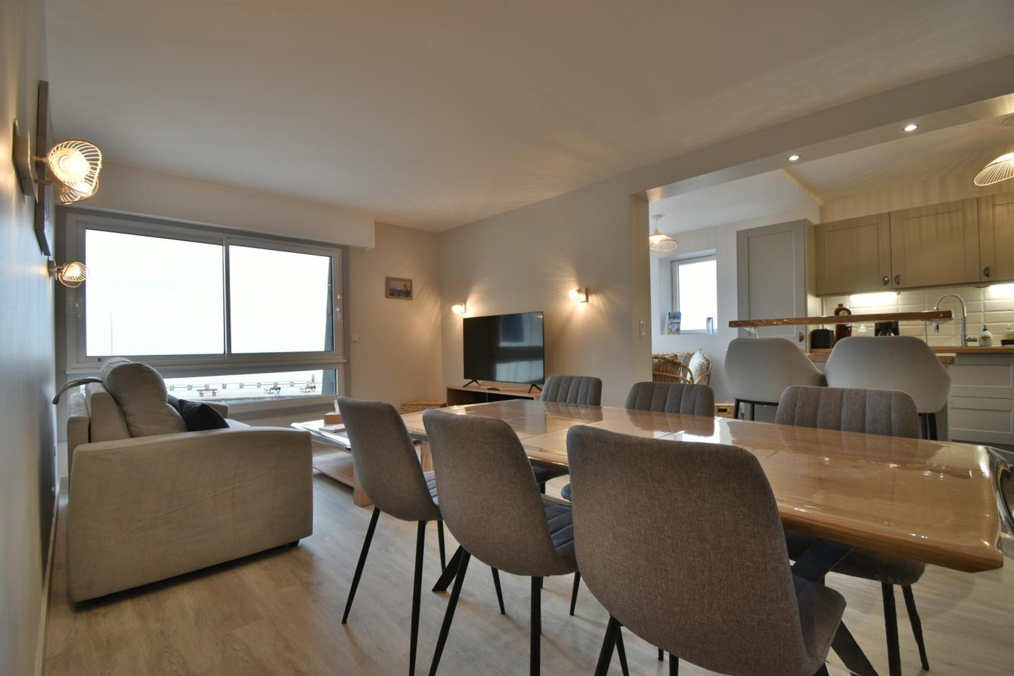 Appartement Renove Avec Vue Sur Mer A Fecamp ! Bagian luar foto