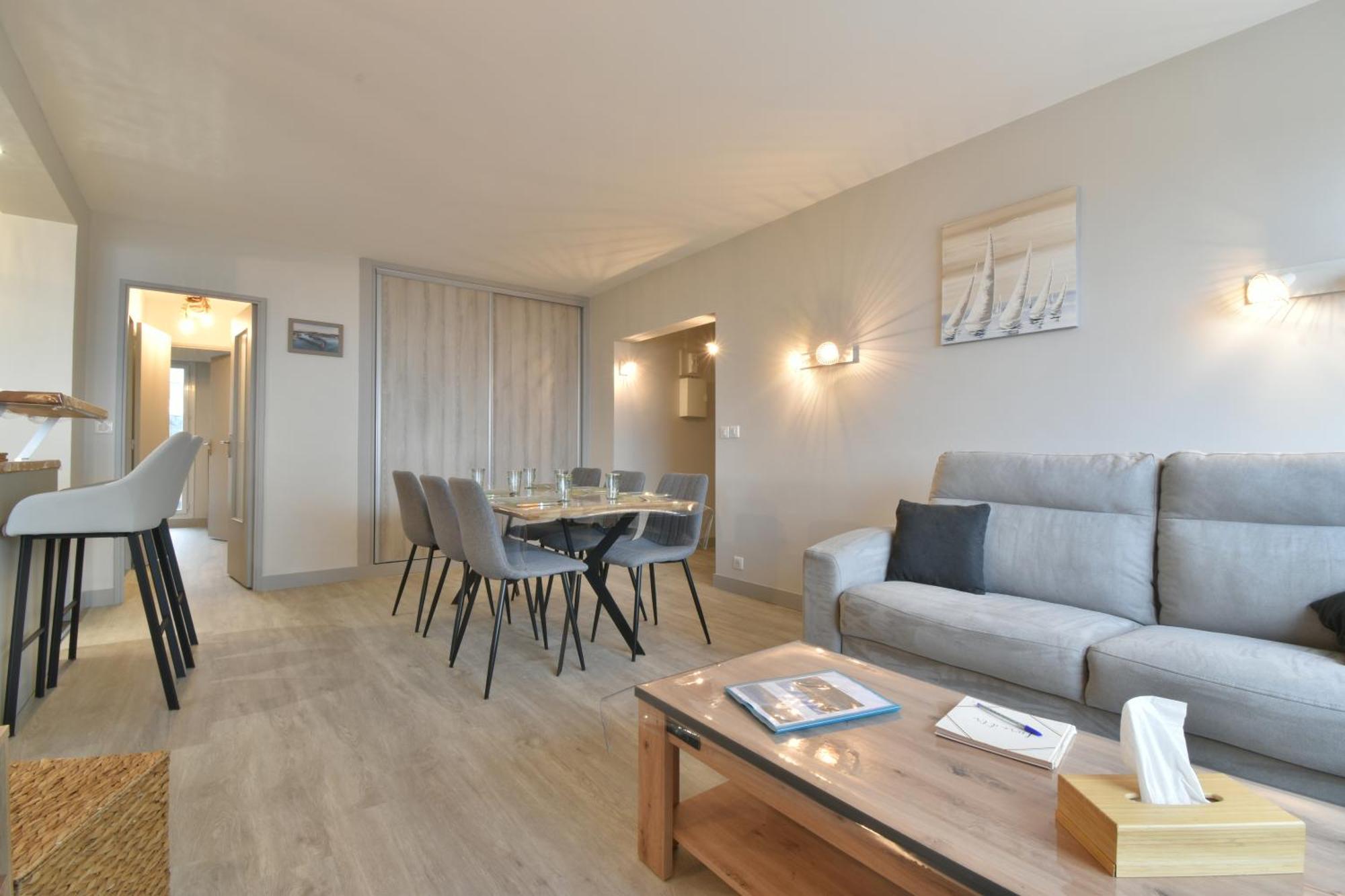 Appartement Renove Avec Vue Sur Mer A Fecamp ! Bagian luar foto